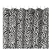 Zebra-Print Shower Curtain
