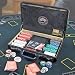 ESPN 300 Piece Championship Edition Poker Chip Set with Genuine Leather Case