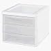 Kitchen & Housewares : Sterilite #17918004 3 Drawer Clear Organizer
