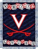 NCAA Virginia Cavaliers 36-Inch-by-46-Inch Woven Jacquard Baby Throw