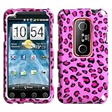 Pink Leopard Hard Protector Case Cover For HTC EVO 3D Shoot