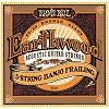 Ernie Ball 2061 Earthwood 5-string Banjo Frailing 80/20 Bronze Loop End gauges 10,13,15,24w,10