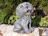 Eigenschaften Tiefes Kunsthandwerk GbR  / Steinfigur Tierfigur Hund Hunde schiefergrau