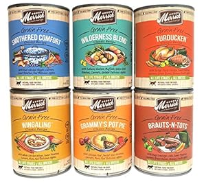 Merrick Grain Free Wet Dog Food Variety Pack, 6 Flavors, 13.2-Ounces Each (6 Total Cans) Merrick Grain Free Wet Dog Food Variety Pack, 6 Flavors, 13.2-Ounces Each (6 Total Cans)