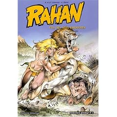Rahan, tome 1 (Noir et Blanc) collection prestige  (Le mariage de Rahan + La montagne fendue)