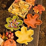 Autumn Magic Collection leaf candy dishes (Set of 18)