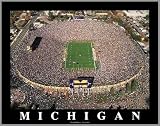 MICHIGAN - THE BIG HOUSE - SM Laminated Plaque