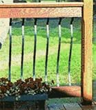 BW Creative Wood AL9700P31W Seemore Face-Mount Baluster
