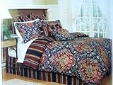 Waverly Far and Away Navy 4PC Queen Comforter Set NEW