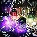Sogrand Red Stripe Copper Cap Glass Jar,Solar Lights Outdoor,Thick Hanger,Solar Garden Lights,Decorative Solar Lights,for Garden,Party,Dinner,Bedroom,Patio,Yard,Landscape