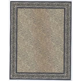 Dollhouse 1:24 Scale Jungle Leopard Rug Dollhouse Miniature
