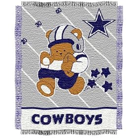 Dallas Cowboys 36"x46" Woven Jacquard Baby Throw