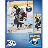 Pather Popz Buffalo Sabres Ryan Miller 3D Poster, Magnet And Bookmark Set