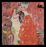 Gustav Klimt (Girlfriends, Les Amies) Black Wood-Mounted Art Poster Print - 13