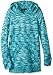Derek Heart Girls' Big Long Sleeve Marled (Space Dye) Pullover Tunic with Kangeroo Pocket