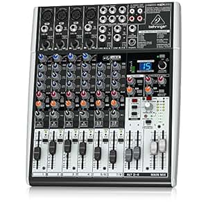 Behringer 1204FX Xenyx Mischpult USB mit USB-Audio-Interface (12-Kanal ...