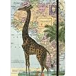 Giraffe Ephemera Cavallini Notebook with Elastic Closure