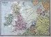 Bartholomew 1887 Antique Map of the British Isles & Countries Adjoining the North Sea...