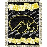 Northwest Iowa Hawkeyes Woven Jacquard Baby Decorative Throw