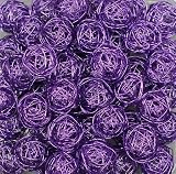Produkt-Bild: Drahtb&auml;lle, Drahtkugeln. Ca 30 mm. 10 St&uuml;ck. Farbe:Lila VIOLETT