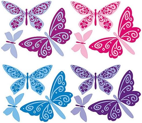 13643 Flutterbyes Peel and Stick Vinyl Decal