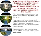 The Special Make An Extra Income, Marketing and Inner Game for Dog Training On-line Biz Package (3 CDs)