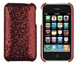 KingCase iPhone 3G & 3GS - Hard Case - Sparkles (Red) 8GB, 16GB, 32GB