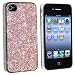 Snap-on Case Compatible With Apple® iPhone® 4 AT&T, Light Pink Bling Snap-on Case Compatible With Apple® iPhone® 4 AT&T, Light Pink Bling