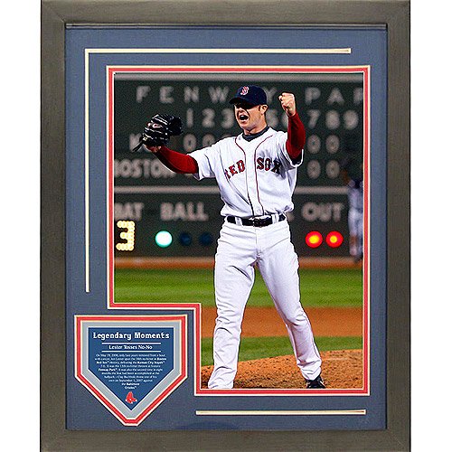 Steiner Sports Boston Red Sox Jon Lester Legendary Moments 11x14 Framed Collage