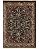 Kathy Ireland Rugs by Shaw Living 06500 Kathy Ireland Essentials Manor Ebony Oriental Rug