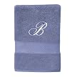 Fieldcrest Classic Monogrammed Bath Towel - Refresh Blue (H)