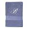 Fieldcrest Classic Monogrammed Bath Towel - Refresh Blue (H)