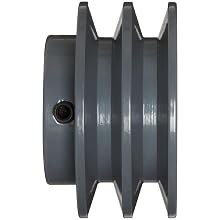 TB Woods 2AK3012 FHP Bored-To-Size, 3.05" Outside Body Diameter, 0.5" Bore Diameter V-Belt Sheave