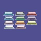ESS42BUR - Plastic Tabs, 2 Tab, 1/5 Tab Cut, 25/PK, Burgundy