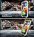 Love Mei Shockproof Waterproof Dust/Dirt/Snow Proof Aluminum Metal Gorilla Glass Military Heavy Duty Protection Case Cover for Samsung Galaxy S5 S V I9600 Red