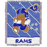 St. Louis Rams 36"x46" Woven Jacquard Baby Throw