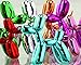 Balloon Dog Figurine Statue Home Decor - Blue Metallic - Medium Size
