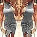 Kissky Women's Color Block Long Sleeve Bodycon Tshirt Dress
