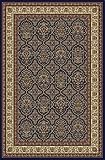 Traditional Area Rug, Radici USA Noble Collection 8'x10' Navy