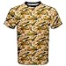 CowCow Mens Colorful Vegetable Organic Food Yellow Corn Stalk Pattern Sport Mesh Tee