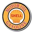 Nostalgic Oil & Gas Tin Sign : Shell Motor Oil & Gasoline