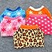 Xinhuaya Pet Dogs Fleece Fur Coat Clothes Puppy T-shirts Leopard S