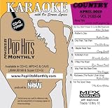 Pop Hits Monthly April 2012 Country - Karaoke CD+G