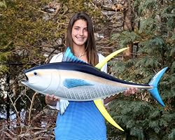 Giant Taxidermy Quality Yellow Fin Tuna Fish Wall Mount