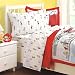 Boys Peanuts Comic Strip Red and White Sheet Set - Twin