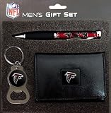 Atlanta Falcons Tri-Fold Wallet with Pen & Keychain Gift Set