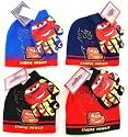 Disney Pixar Cars Knit Boys Winter Hat and Gloves Set