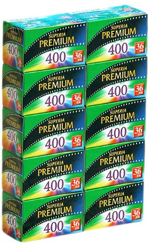 フジカラー SUPERIA PREMIUM 400 36EX 単品フィルムを10本