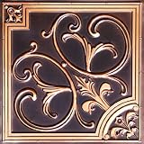 204 Faux Tin Ceiling Tile Glue up (24x24)-Antique Copper