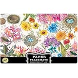 Michel Design Works Paper Placemats, 25-Count, Honeysuckle